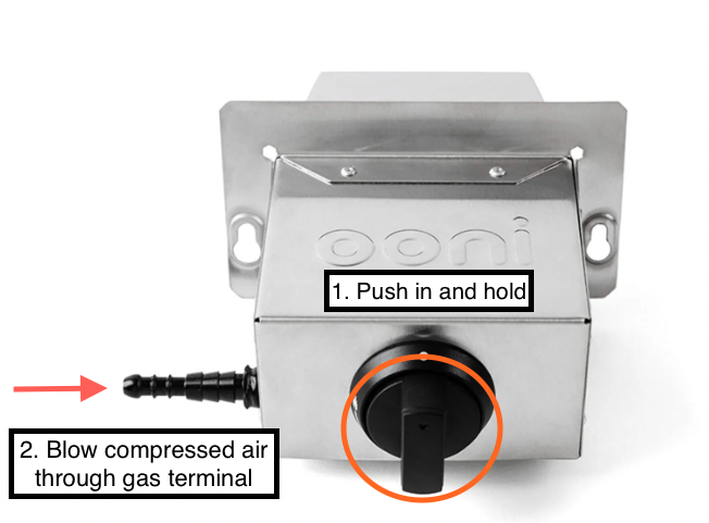 Ooni 3 gas clearance burner